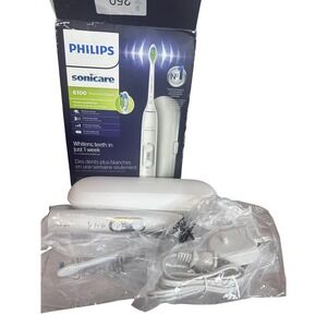 Philips Sonicare 6100 ProtectiveClean Electric Toothbrush White HX6877/11